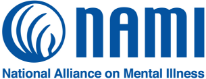 NAMI logo in blue